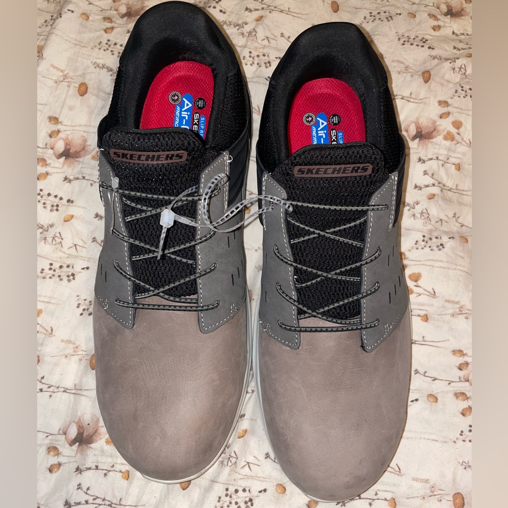 Skechers Work Mens Slip Resistant Toe Work Shoes